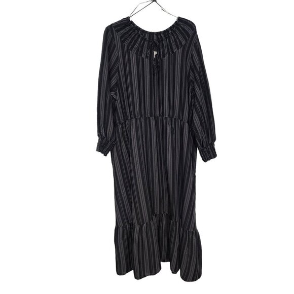 NEW Terra & Sky Women's Plus Peasant Tiered Long Sleeve Maxi Dress Size‎ 2X - Picture 11 of 13
